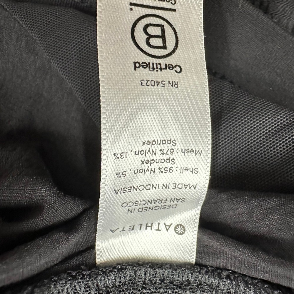 Athleta Joggers Womens Size 6 Black Ripstop Tapered Hiking Athletic Pants - Picture 7 of 9